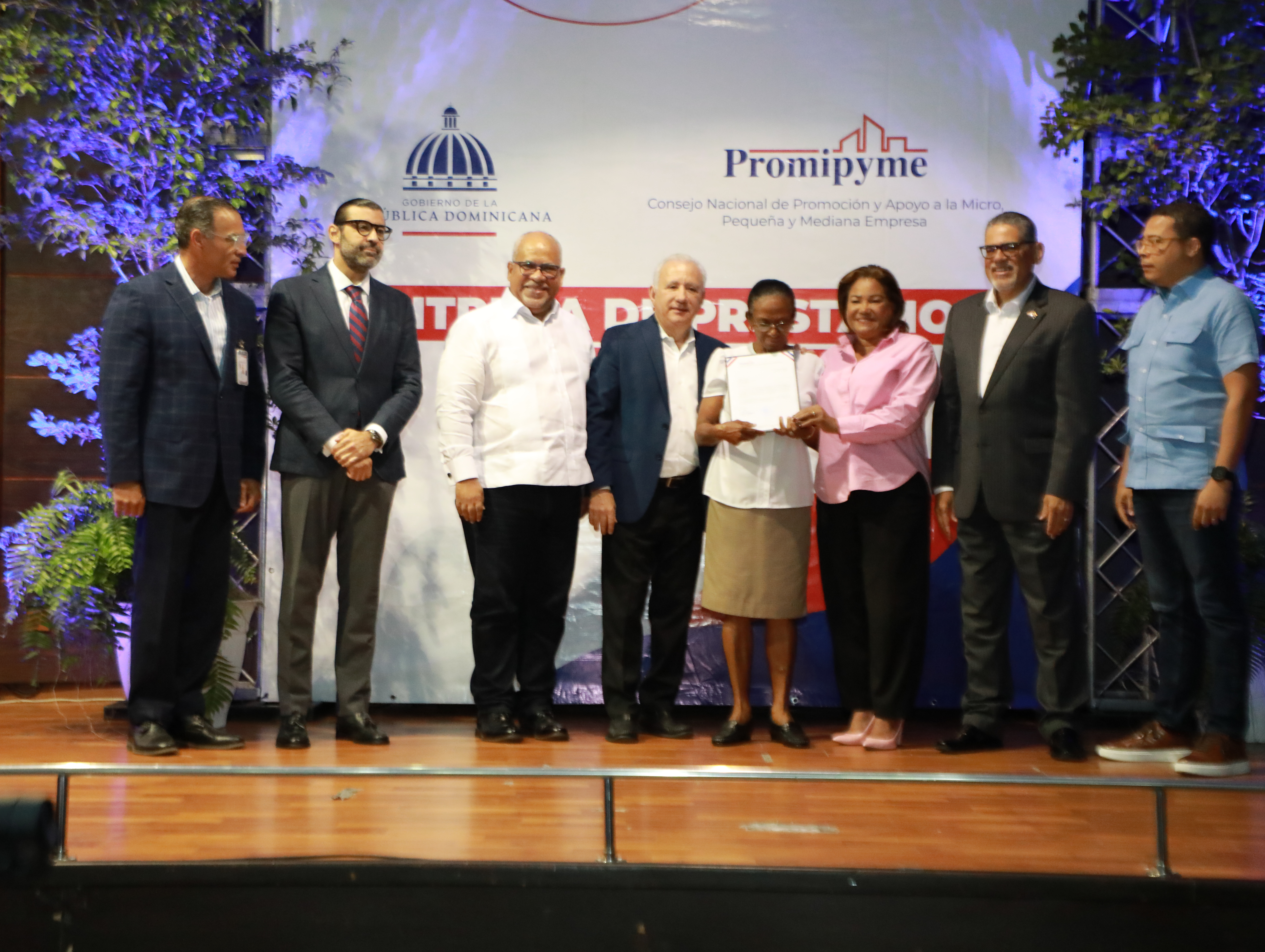 Promipyme impacta con préstamos  por RD$102 millones en San Luis, SDE